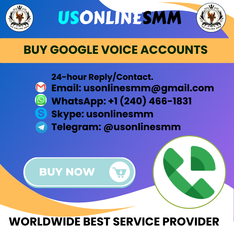 Buy Google Voice Accounts
24-hour Reply/Contact.
Email: usonlinesmm@gmail.com
Whats nambar: +1 (240) 466-1831
Skype: usonlinesmm
Telegram: <a href="/usonlinesmm/">Danyka Sevigny</a>
usonlinesmm.vercel.app/products/buy-g…

#Bears
#Patriots
#Unions
#Reception
#Windermere
#Blinken
#Juliet
#SirAlex
#Stonewall
#SuperGran