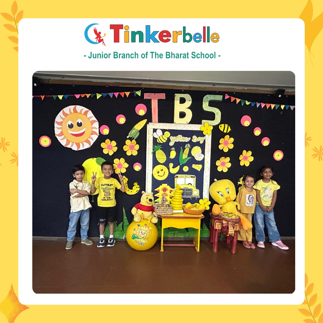 Embrace creativity and joy on Yellow Day! From painting to lemonade parties, our little stars enjoyed every moment, fostering friendship and learning in a vibrant, fun-filled celebration. 🍋✨
#KidsCrafts #CreativeKids #ArtisticExpression #YellowTheme #Tinkerbelle