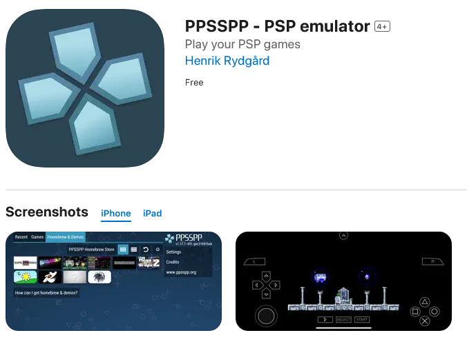 RetroArch and PPSSPP are available on iOS now

RetroArch: apple.co/4bjkz30
PPSSPP: apple.co/3ym2UZU

RetroArch offers support for a massive list of cores:

* 2048
* Amstrad - CPC (CrocoDS)
* Amstrad - CPC/GX4000 (Caprice32)
* Arcade (FinalBurn Neo)
* Atari - 2600