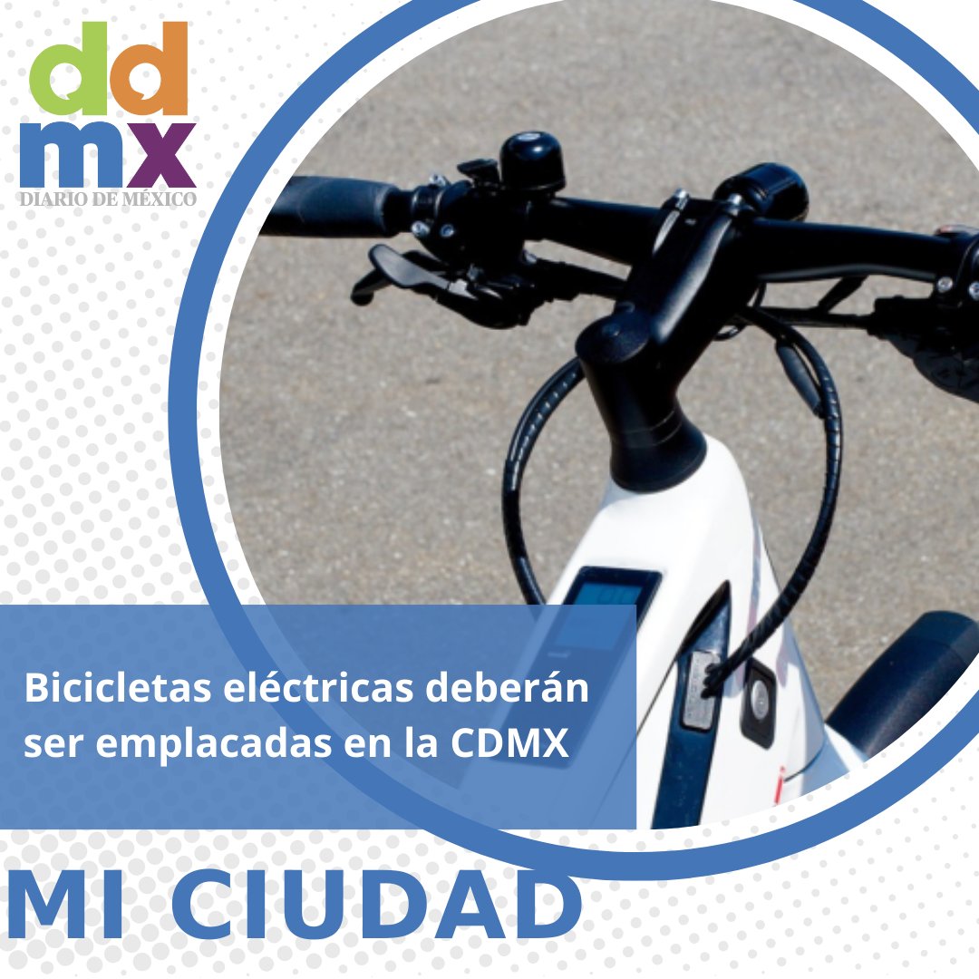 🛴💨 @LaSEMOVI  busca regular el uso de bicicletas eléctricas en la CDMX para garantizar la seguridad de peatones y ciclistas, lo que significa que muchas deberán ser emplacadas
diariodemexico.com/mi-ciudad/bici…