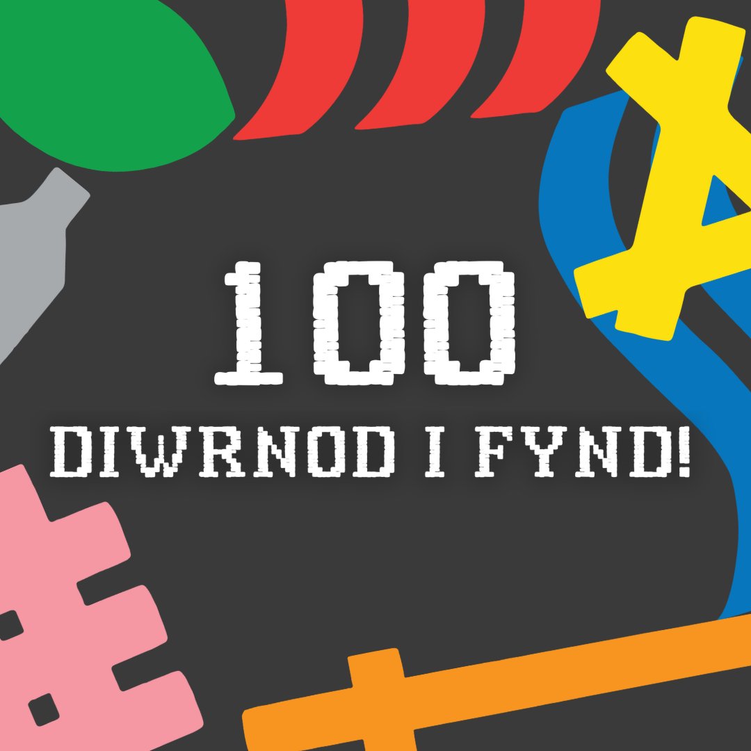 100 diwrnod i fynd!📢
👀Rhannwch y neges

100 days to go! 📢
👀Spread the word