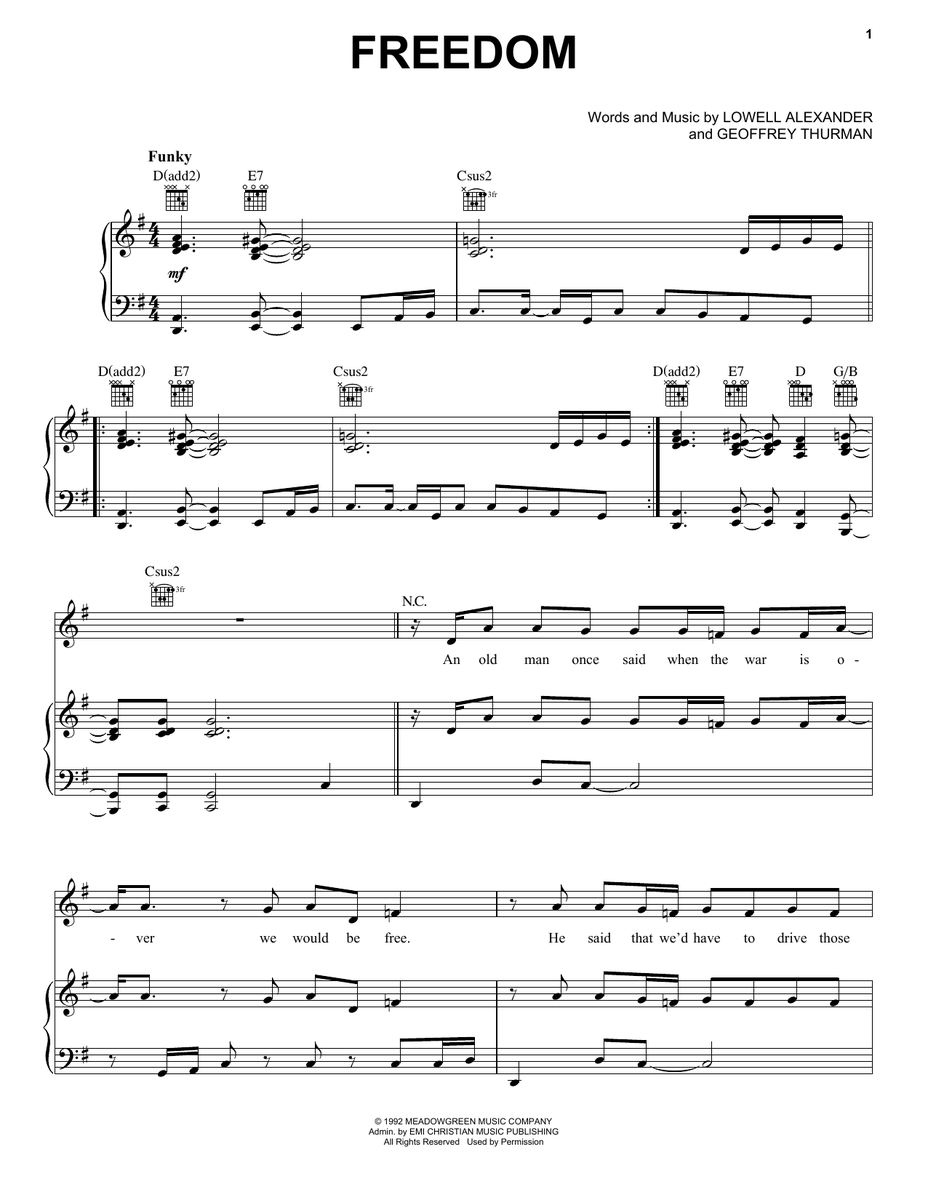 4Him Freedom Sheet Music Notes freshsheetmusic.com/4him-freedom-1… #music #sheetmusic #freshsheetmusic