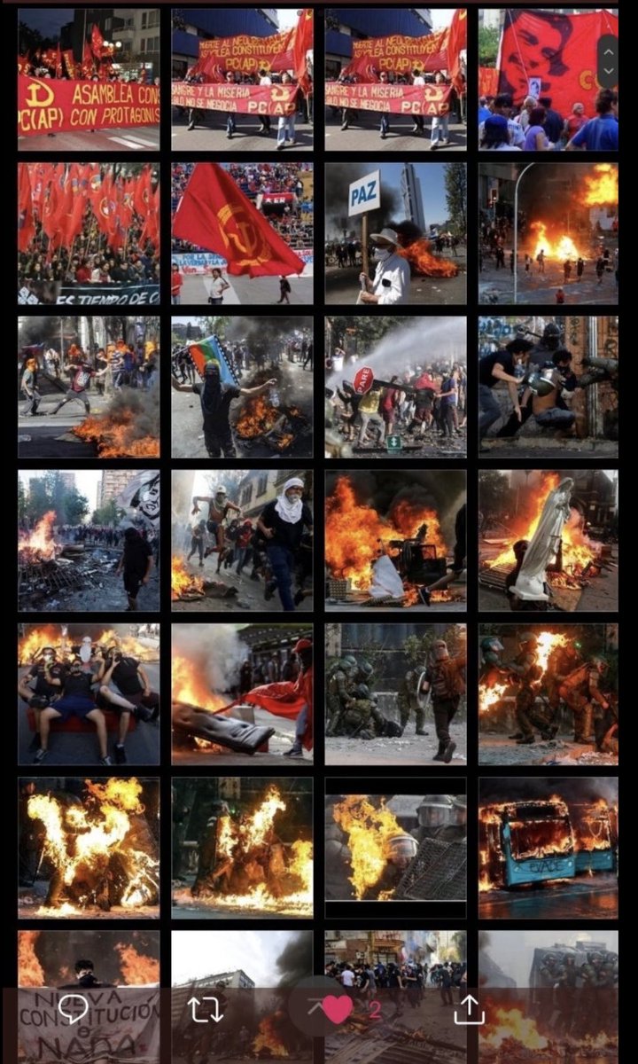 @ChileVIVE2022 👍 👏👏👏 CHILENOS RESISTAN 👉#ParoNacional 
#ParoDeCamioneros 

 <a href="/Carabdechile/">Carabineros de Chile</a> resistió ❗️👇