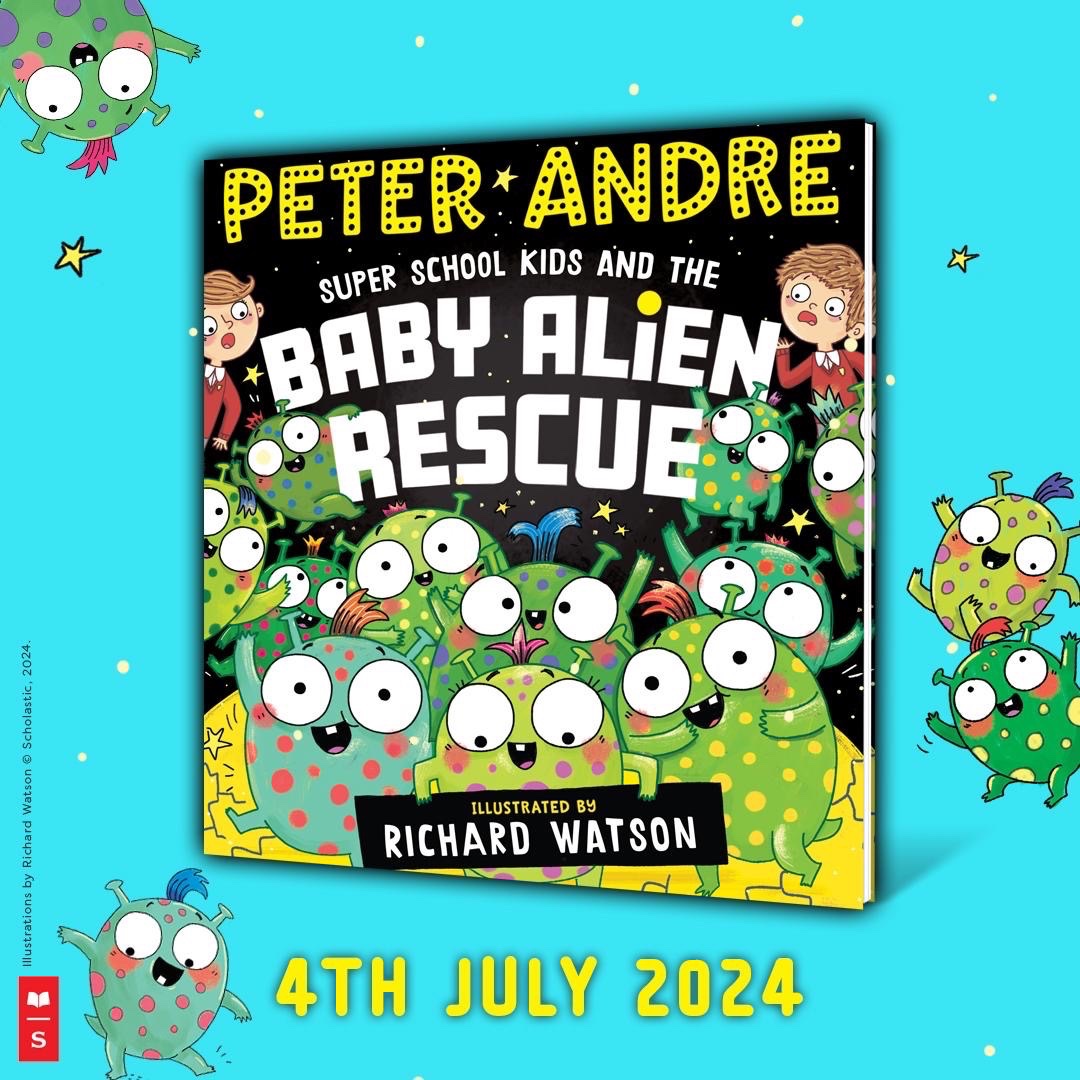 I’m so excited about this! After the amazing success of my first book ‘Save Planet Drizzlebottom’, Millie and Theo have done it again, although this time their space expedition is a little closer to home. Pre-order “Super School Kids And The Baby Alien Rescue” available now with