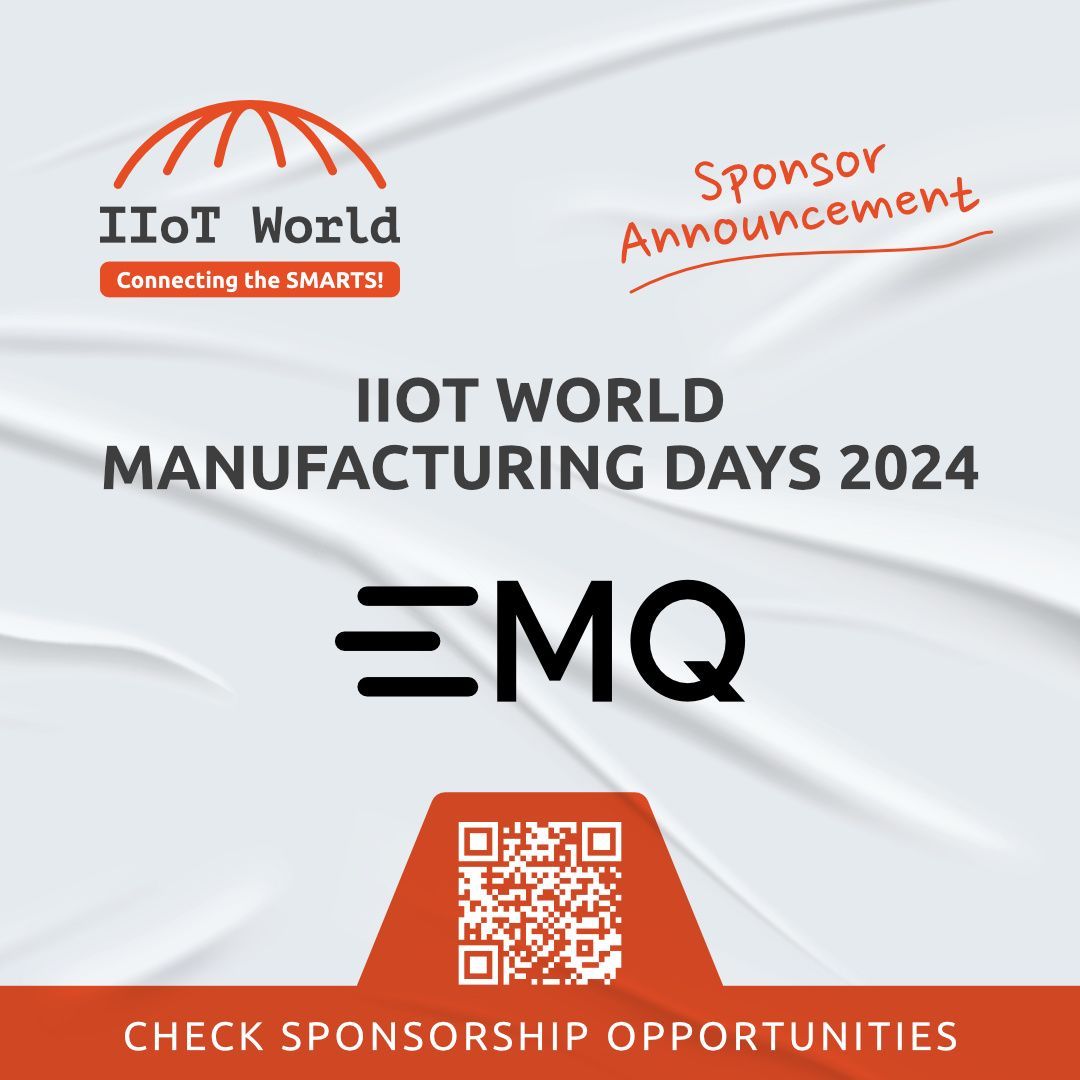 We're excited to welcome our new sponsor for IIoT World Manufacturing Days on May 22-23, 2024. Their support is invaluable as we gear up for an incredible day of insights and innovation! 📅💡 buff.ly/4aUsGCj #sponsored #emq_iiot #sponsorship #IIoTWorldDay @EMQTech