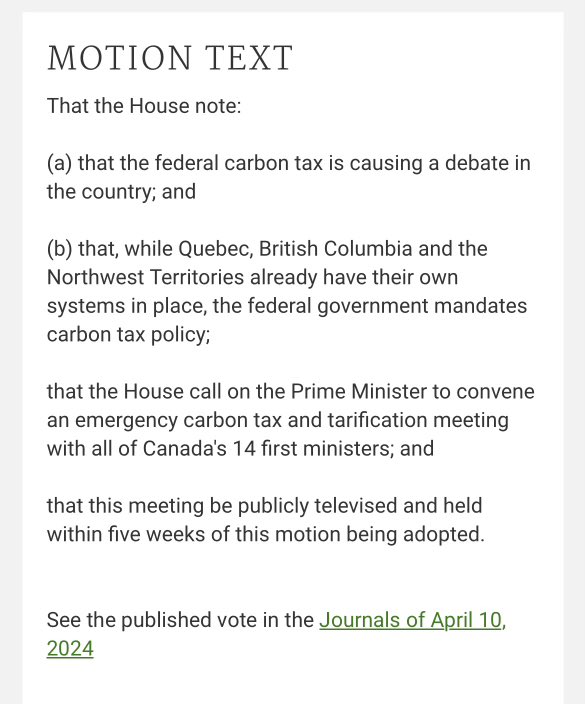 Trudeau is running from Premiers and Canadians who oppose his carbon tax. Now he is running from Parliament, which ordered him to hold a Carbon Tax Emergency Meeting. 7 premiers and 70% of Canadians oppose his tax. Will he have the guts to actually meet with the Premiers?