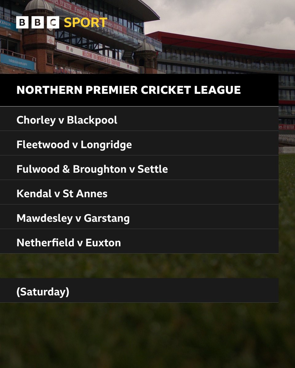 🏏This weekend's @npremierleague fixtures Listen to Inside Edge 📷 bbc.in/insideedge1505… #bbccricket