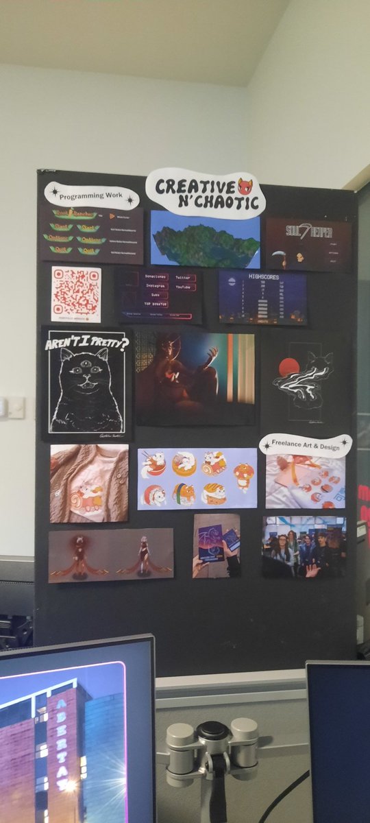Come see me at @AbertayUni's Grad Show #ADGS2024 and see what I've been up to in uni and outside of uni! I will be showcasing my honours project and freelance work that I have been doing 🥳 I'll be in Thrusday to Saturday!