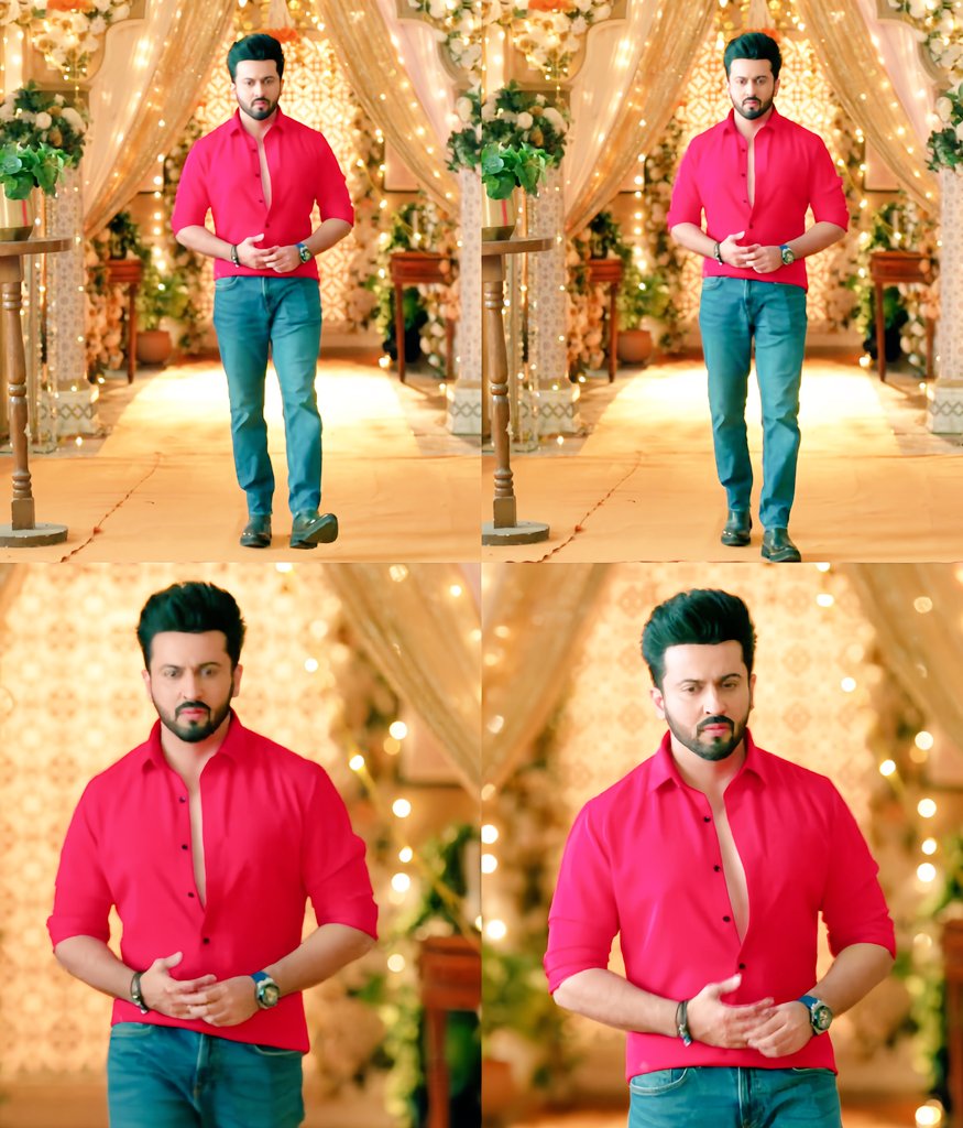 The red shirt that our #DheerajDhoopar donned in today's episode was a perfect choice, accentuating #SubhaanSiddiqui's charismatic personality😍❤✨ The vibrant color highlighted his features and made a bold fashion statement😍🔥❤
#RabbSeHaiDua