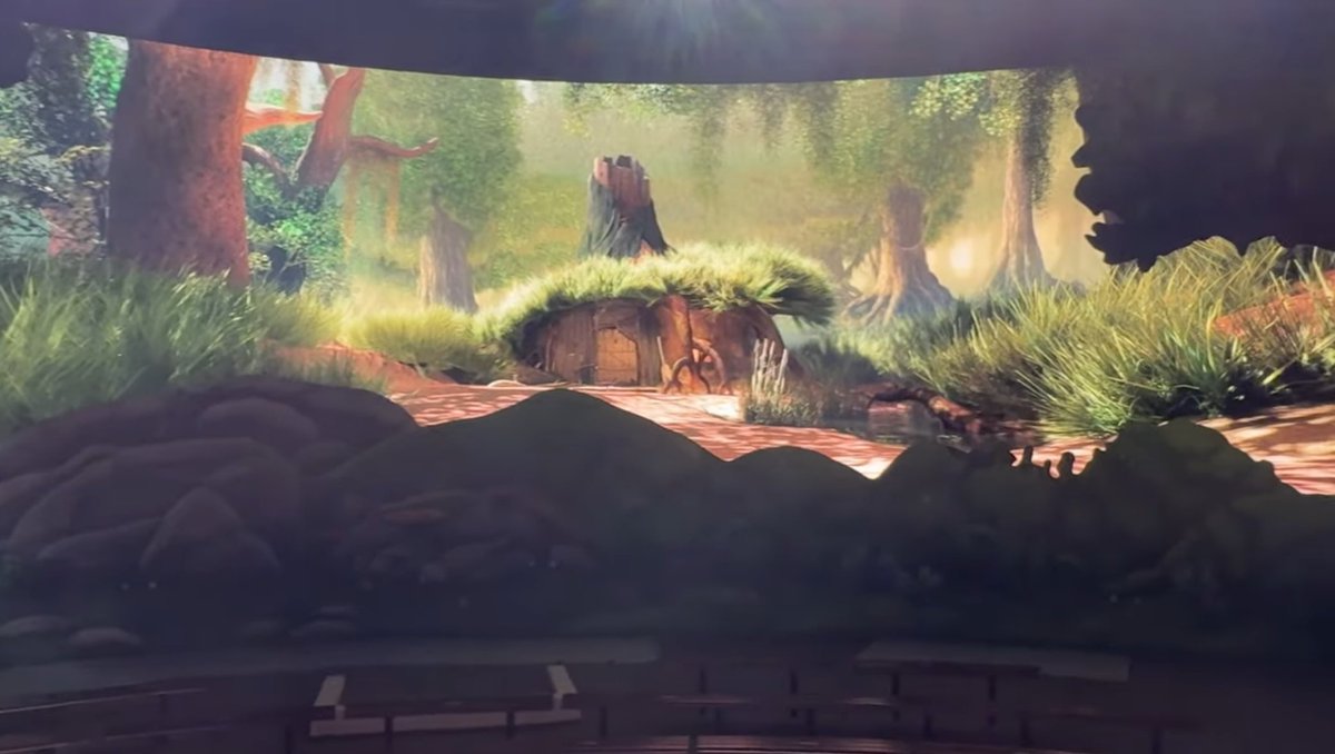 First look shared from inside the former Barney theater for “DreamWorks Imagination Celebration,” a new show coming to DreamWorks Land at Universal Studios Florida. See full video: youtu.be/m90waHWsTBg