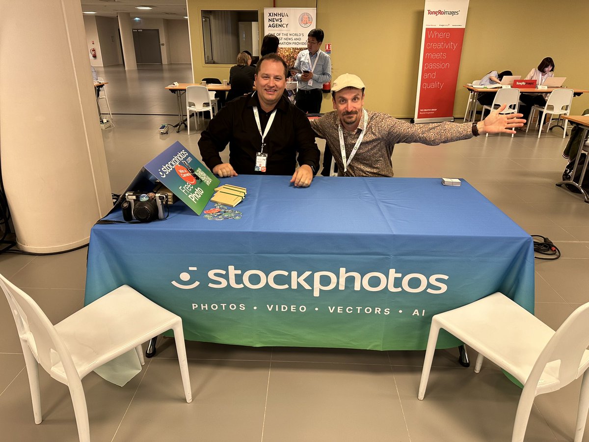 What an energizing first day at @CEPIC_Official with <a href="/vitavalka/">Víťa Válka</a> and <a href="/StockphotosCom/">Stockphotos.com</a> - Our vibrant table was a real conversation starter. We made so many fantastic new connections and caught up with valued industry friends. See you all there tomorrow at table 19 - Don’t forget to