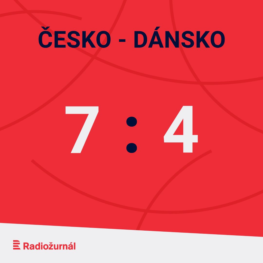 🏒🥅 Gratulujeme českým hokejistům k další výhře! Český tým se sedmi góly zvítězil nad Dánskem a finální skóre dnešního zápasu tak dostal na 7:4 🇨🇿 @RadiozurnalS