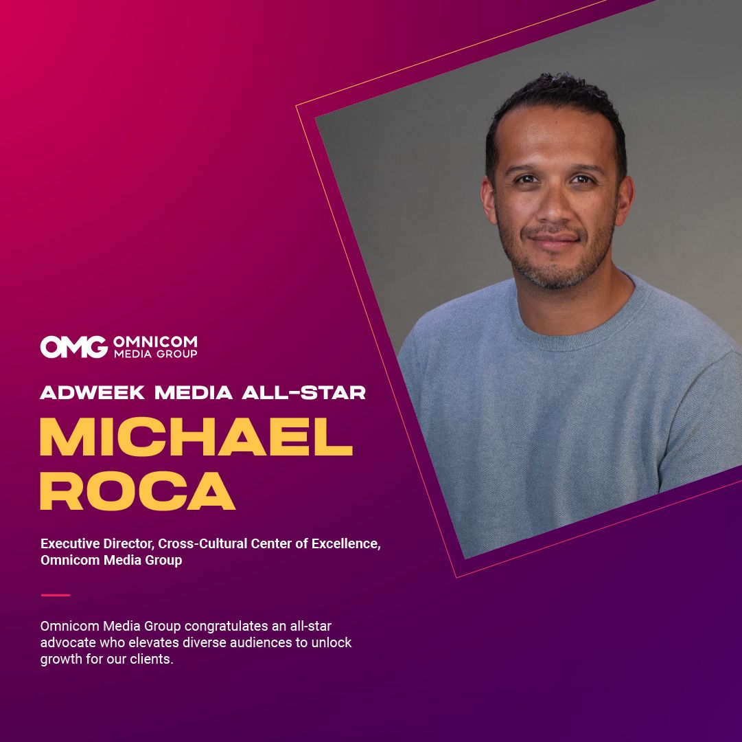 Leading OMG’s Cross-Cultural Center of Excellence, Michael Roca helps account teams across all OMG agencies unlock growth for their clients by putting diverse audiences at the core of media planning and investment. From your team at @omnicommediagrp. #BeOMG #sponsored