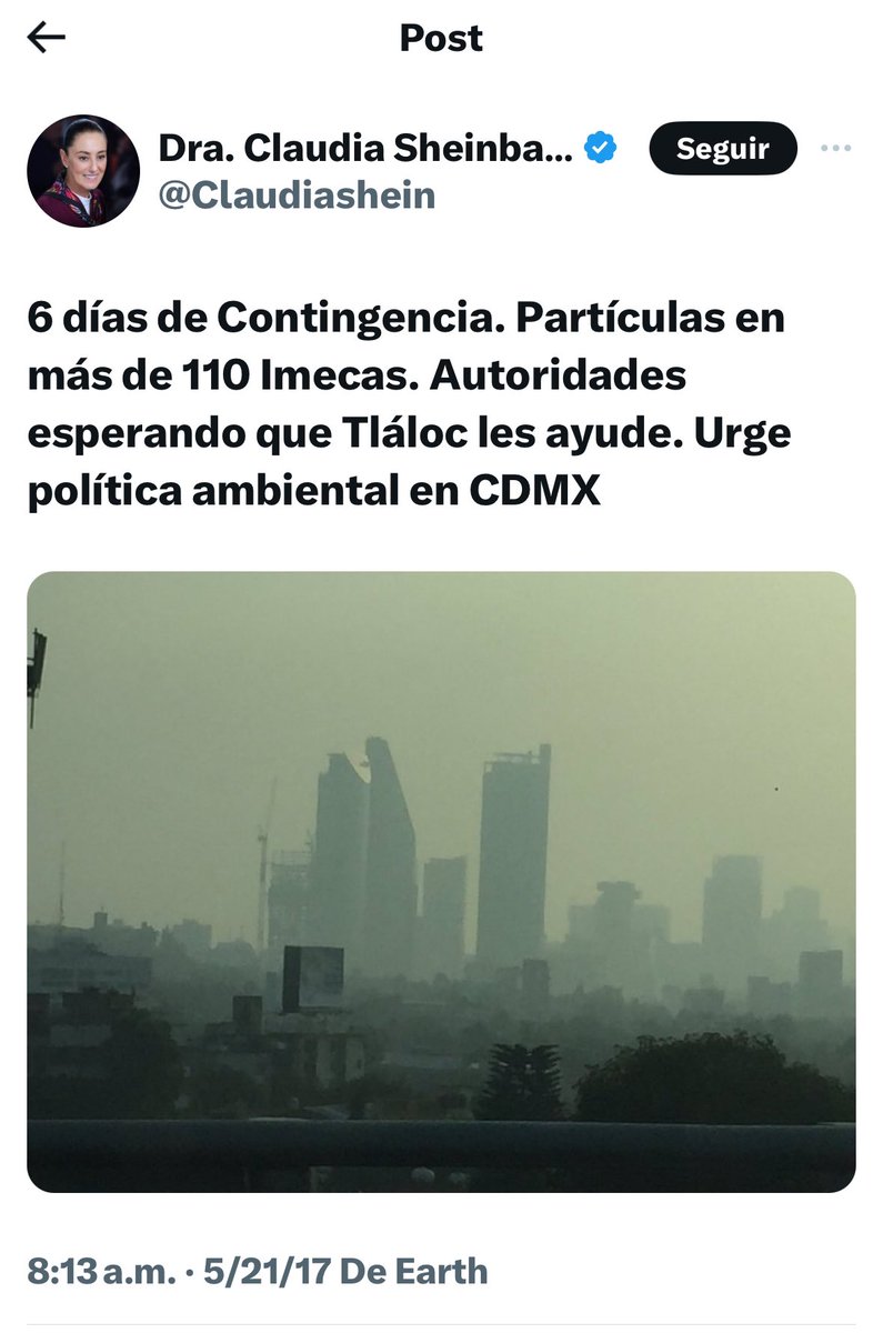 Solo @Xochitl2024 tiene los huevos para enfrentar el problema de la contaminación...

La #NarcoCandidateClaudia60 seguirá con sus pendejadas

#XochitlGálvezPresidenta2024 
#XochitlVAGanar 
#MiVotoEsParaXochitl19