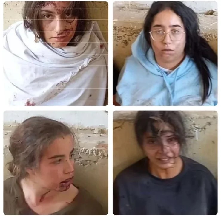 All of these women have been held captive for 221 days. They have been severely beaten and bruised during their captivity. The UN, Red Cross, UNRWA and other international agencies have not even attempted to try and check on them or negotiate their release.