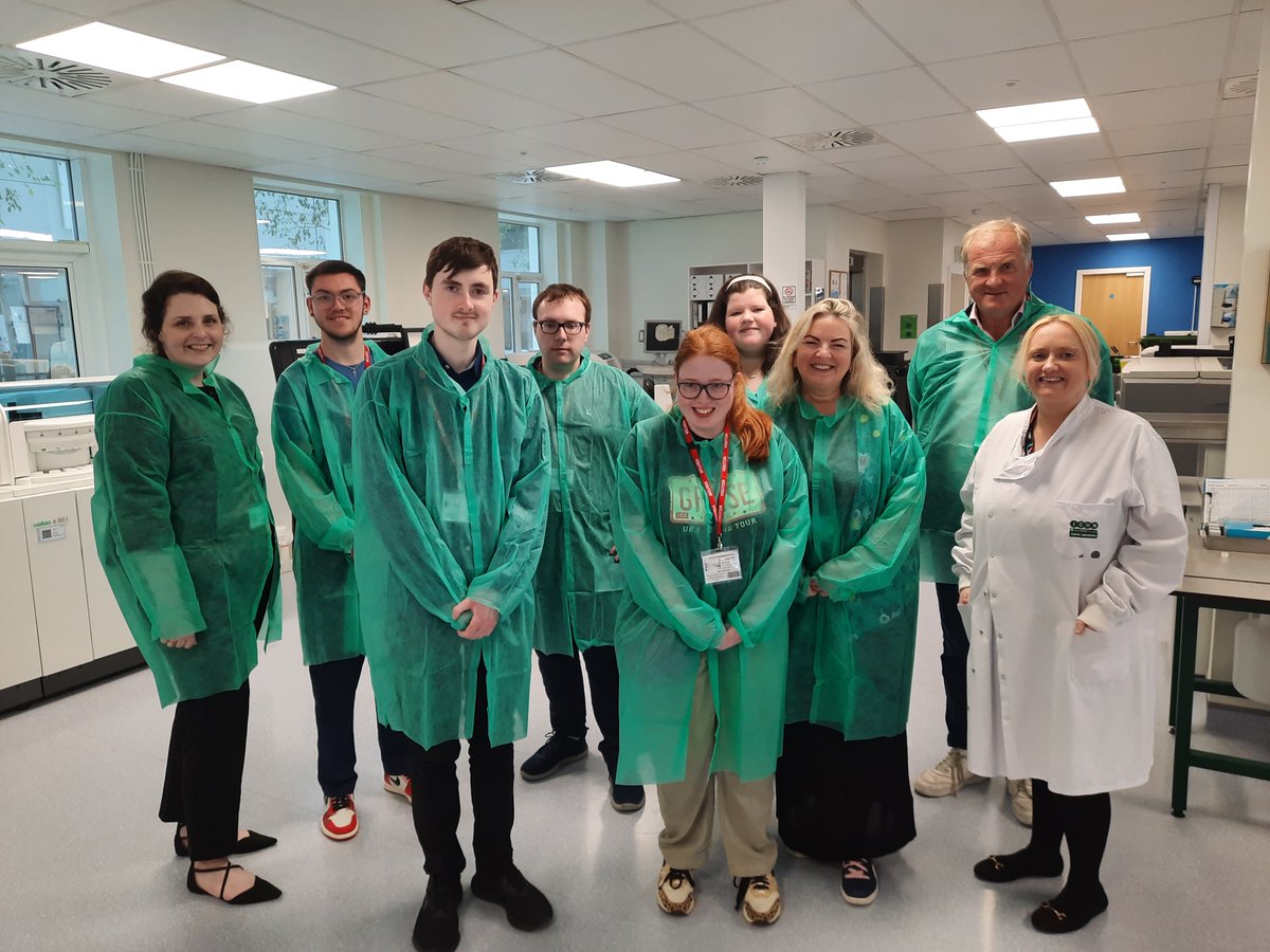 Another fabulous workshop today for our 1st year students in @ICONplc Thank you to Mary-Anne for the wonderful presentation, to Leona for the lab tour and to our own amazing graduate Sophie for looking after us so well from the minute we arrived. #BusinessPartners @tcddublin