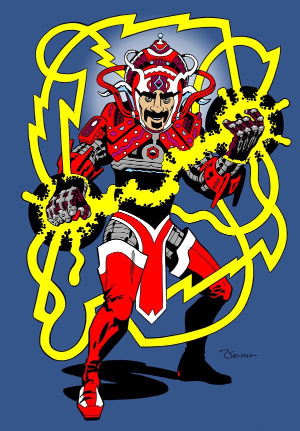 Zappy Jahlly Birthday to @AhmetZappa (@RocktailsRadio)!!! 
In his honor, I re-present my interview with Ahmet, about his dad Frank #Zappa's (z'l) friendship with #JackKirby
web.archive.org/web/2021012002…   
Illustration by RickVeitch.com
biggup @BernsteinNYC for killer design
