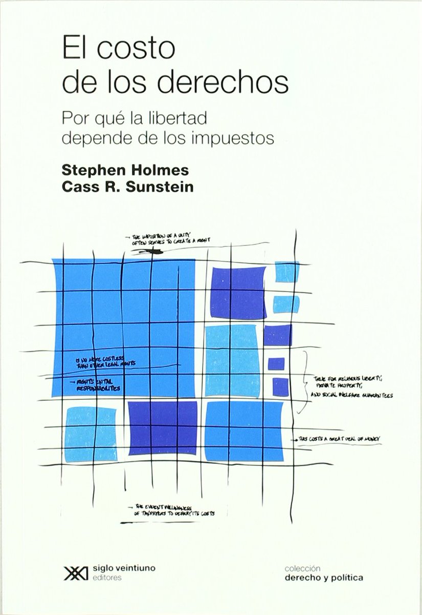 Si queremos vencer la violencia criminal, tenemos que invertir masivamente en construir la autoridad de la ley. Sin recursos, todos los derechos son de papel. Lectura comendada (clásica) para @Claudiashein y @XochitlGalvez: Holmes & Sunstein, El costo de los derechos, 2011.