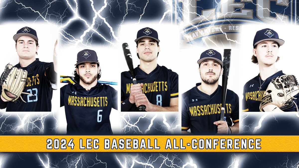 Five @UMassDBaseball Corsairs were tabbed to the @LittleEastConf Year-End Teams! Shout out to junior Adam Maher on First Team, junior Devyn Vezina and senior Andrew Possi on Second Team and grad student Joe Muzio and sophomore Aidan O’Donnell on Third Team!! @UMassD