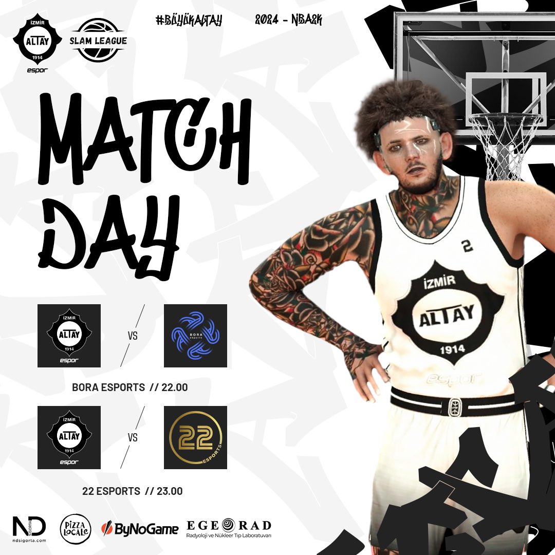 Altay Espor (@altayespor) on Twitter photo Match Day! 🔥
🏆 <a href="/slam_league/">SLAM League</a>
🆚 <a href="/Bora_Esports/">Bora eSports</a>
🆚 <a href="/22Esports/">22 ESPORTS</a>
🗓 15.05.2024
⏰ CET | 21.00-22.00
⏰ TR | 22.00-23.00
💻 twitch.tv/altayespor
#AltayEsports | #2K Match Day! 🔥
🏆 <a href="/slam_league/">SLAM League</a>
🆚 <a href="/Bora_Esports/">Bora eSports</a>
🆚 <a href="/22Esports/">22 ESPORTS</a>
🗓 15.05.2024
⏰ CET | 21.00-22.00
⏰ TR | 22.00-23.00
💻 twitch.tv/altayespor
#AltayEsports | #2K