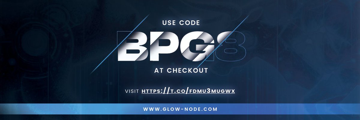 Get 20% discount today.

Use code 'BPG8' at checkout.

Visit glow-node.com today