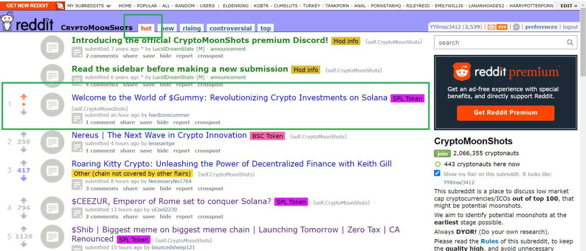 Catch the $GUMMY buzz on Reddit! I’m trending and turning heads…