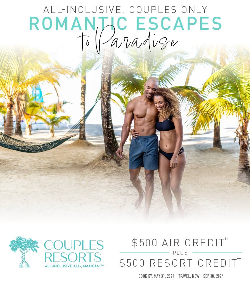 Escape to pristine beaches, captivating sunsets, and luxurious amenities. Ignite passion and deepen your connection with exclusive savings on 5-night+ packages.

Book now for an unparalleled getaway! 💖🌴 TRITONVACATIONS.COM

#CouplesResorts #Romantic #jamaica #beach #resort