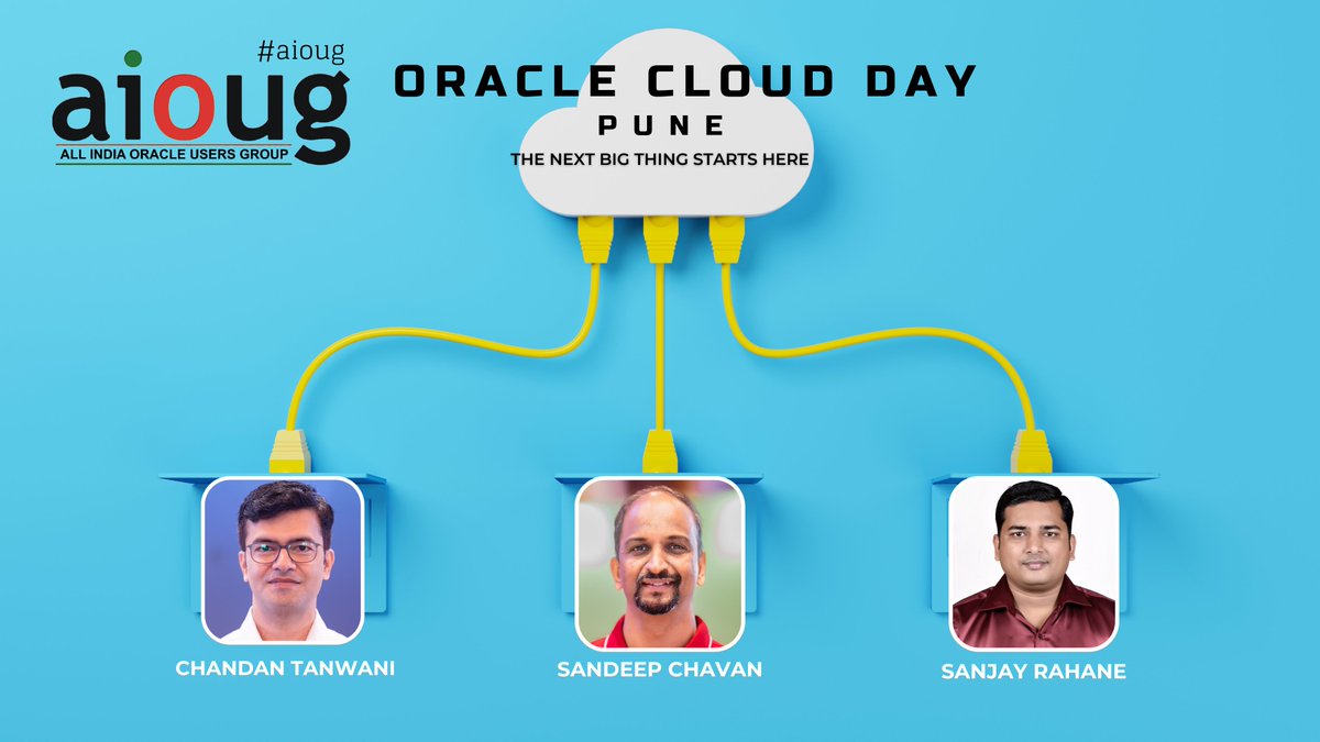 🌟 Attention Oracle Community in Pune! 🌟

🚀 Get ready to elevate your cloud expertise to new heights at Oracle Cloud Day Pune! 🚀

Join us for an exhilarating day packed with insights, innovations, and networking opportunities that will supercharge your journey to the cloud.