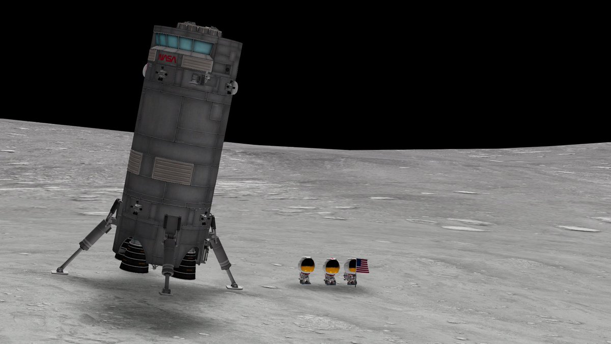 Jaytheamazing_'s tweet image. Space Tug based Lunar Landing
#KerbalSpaceProgram