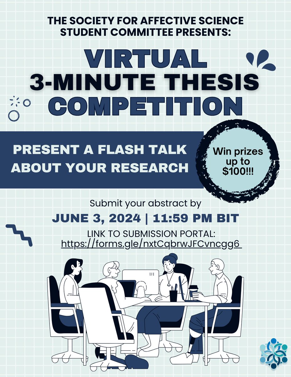Here's your chance to win up to $100 this summer! Join us on June 28, 2024, from 12 to 2pm ET, for the 1st annual 3-minute thesis virtual event hosted by the SAS Student Committee. More info and the link to submit your research topic/thesis below!

forms.gle/nxtCqbrwJFCvnc…