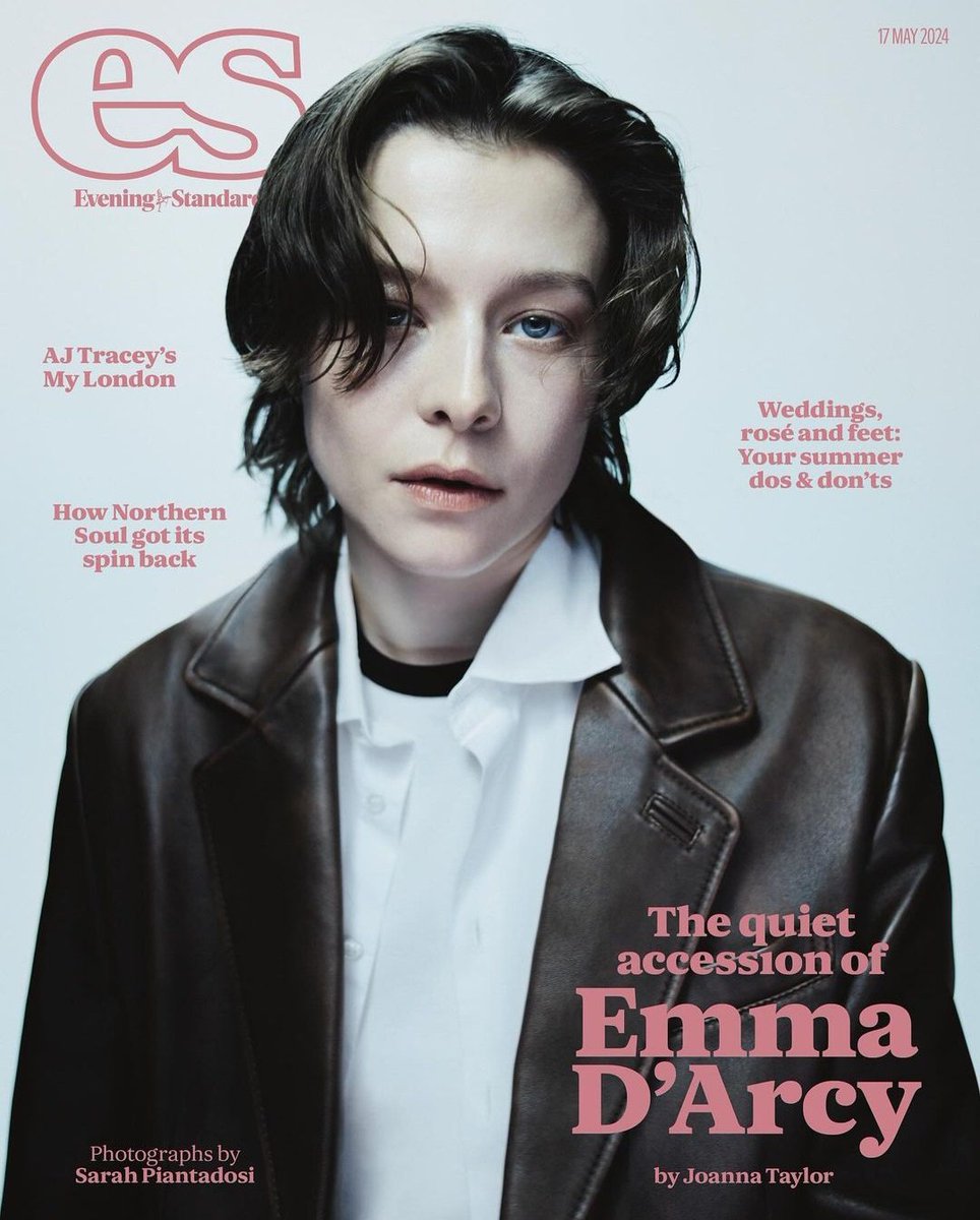EMMA D'ARCY IN THE COVER OF ESMAGAZINE!!!