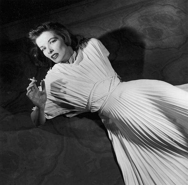 Shot by Alfred Eisenstaedt on the Broadway set of 'The Philadelphia Story'