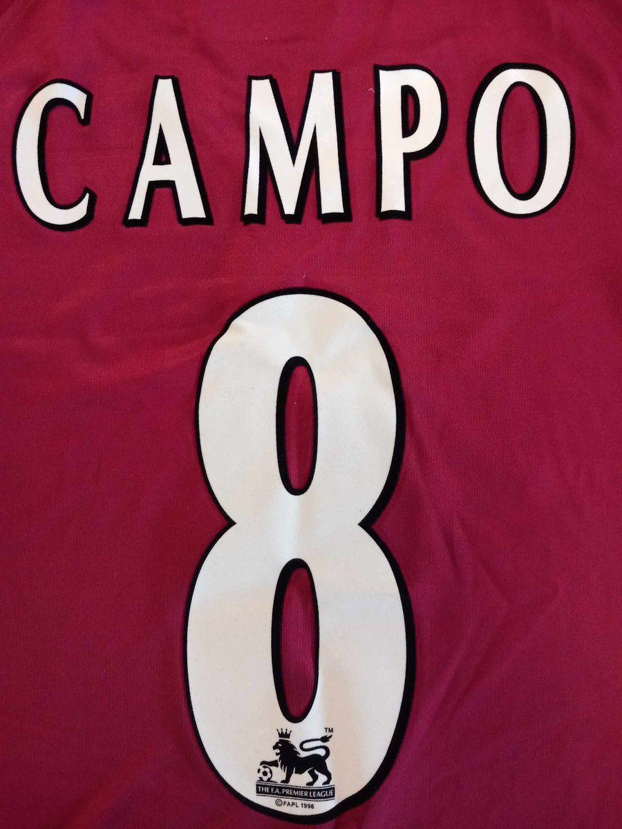 So @Jamesmck74 and I buy battered shirts online and restore them for a bit of fun. We've recently done this 2006/07 Bolton shirt with Campo on the back, and with the play-off final on Saturday, does anyone know who might want this? DMs are open. #BWFC 🇪🇸