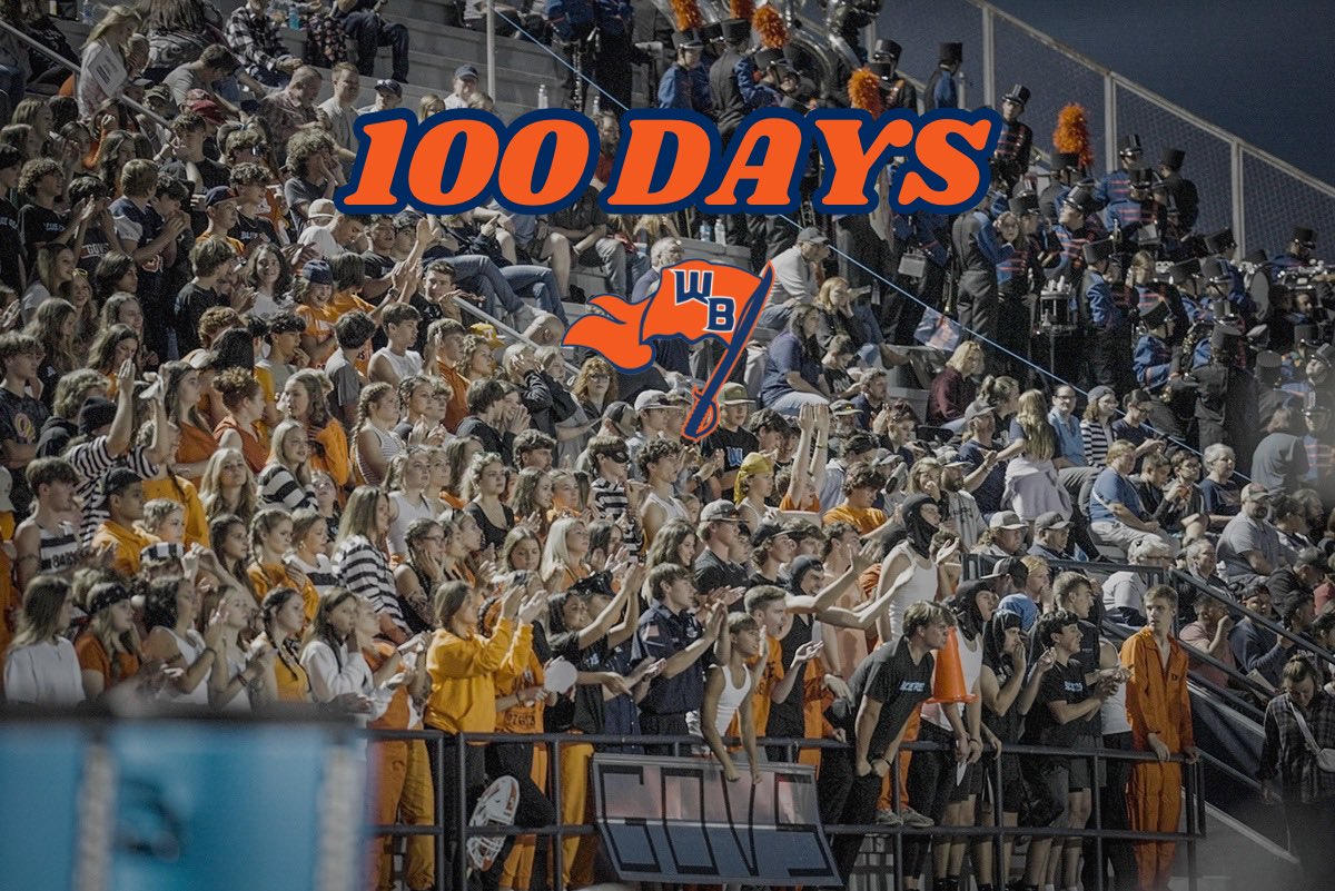 1️⃣0️⃣0️⃣ Days until it’s Football Time at Willy B!! The countdown has officially started!