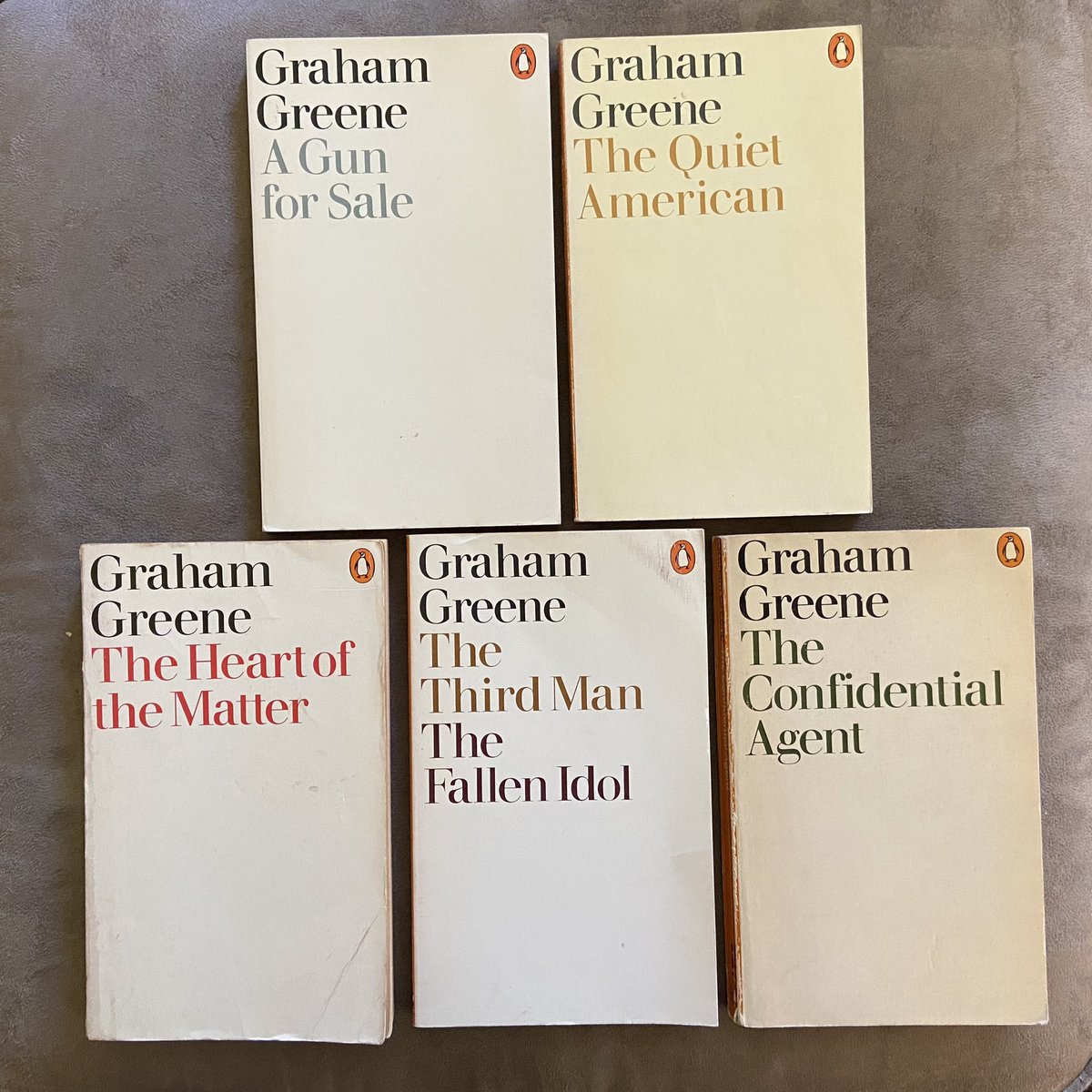Minimalist Graham Greene cover art.
