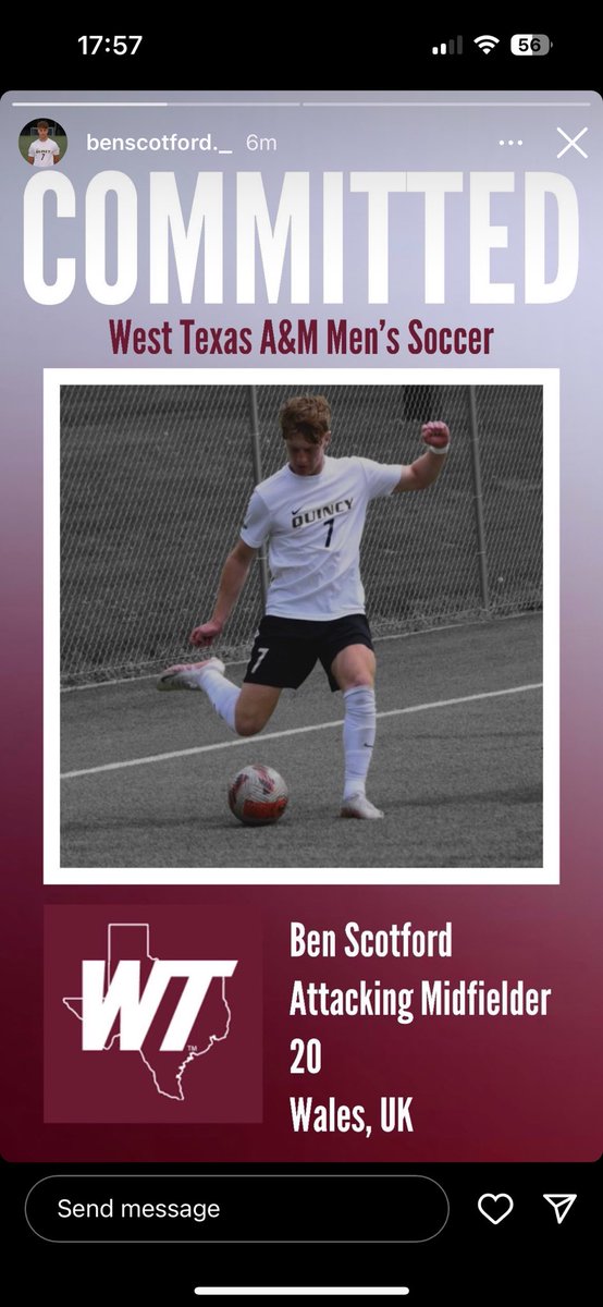 The journey continues @buffssoccer 
Big season approaching for the young man.