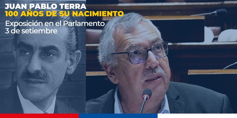 FA_RioNegro's tweet photo. La Cámara de Representantes se reunió en sesión extraordinaria, ayer martes 14 y dentro de los temas tratados se aprobó:

Una exposición de 20 minutos el día 3 de septiembre al diputado Manuel Cáceres, por conmemorarse el 100° aniversario del nacimiento de Juan Pablo Terra. https://t.co/kPkRazvpgf