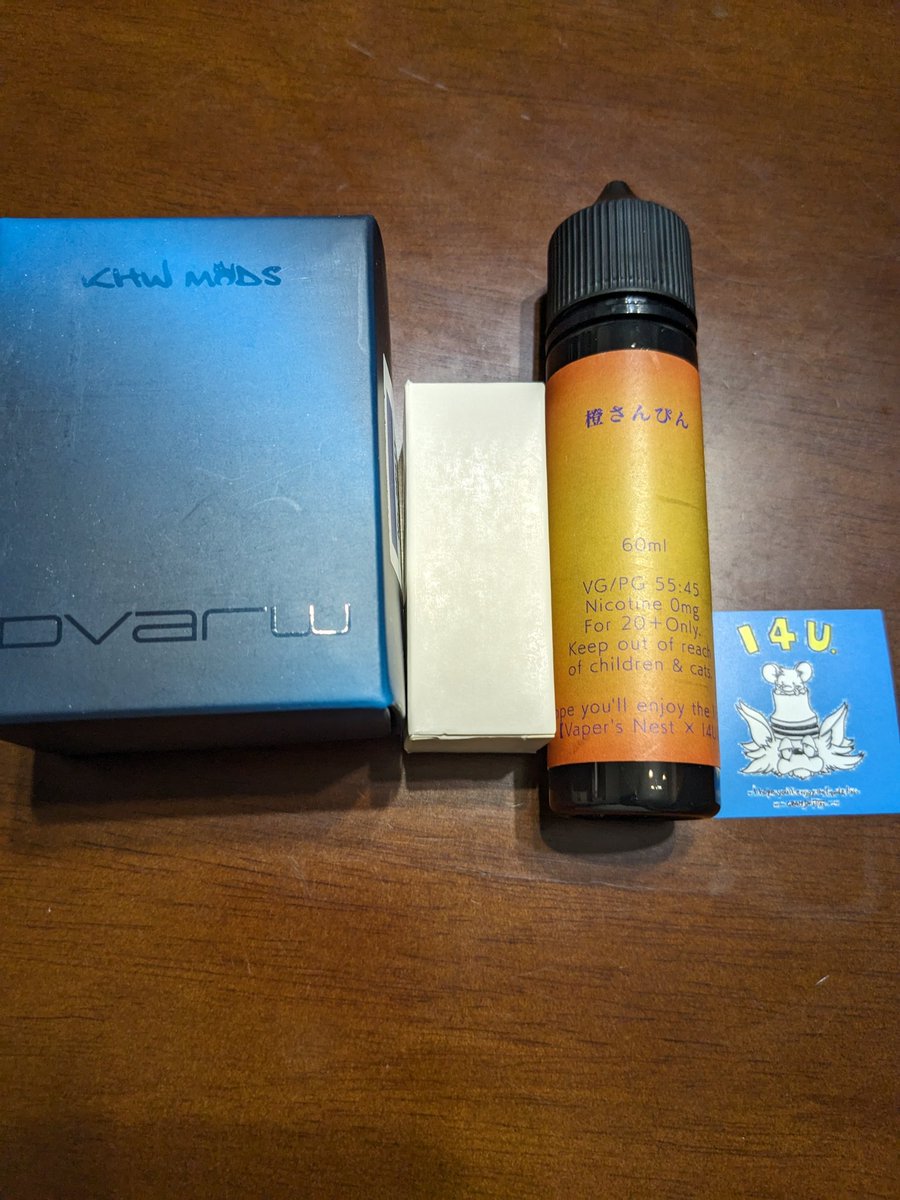 KennyVape's tweet photo. dvarwついにゲット
かっこいい☺
#vapersnest https://t.co/hj4qGRWGjL