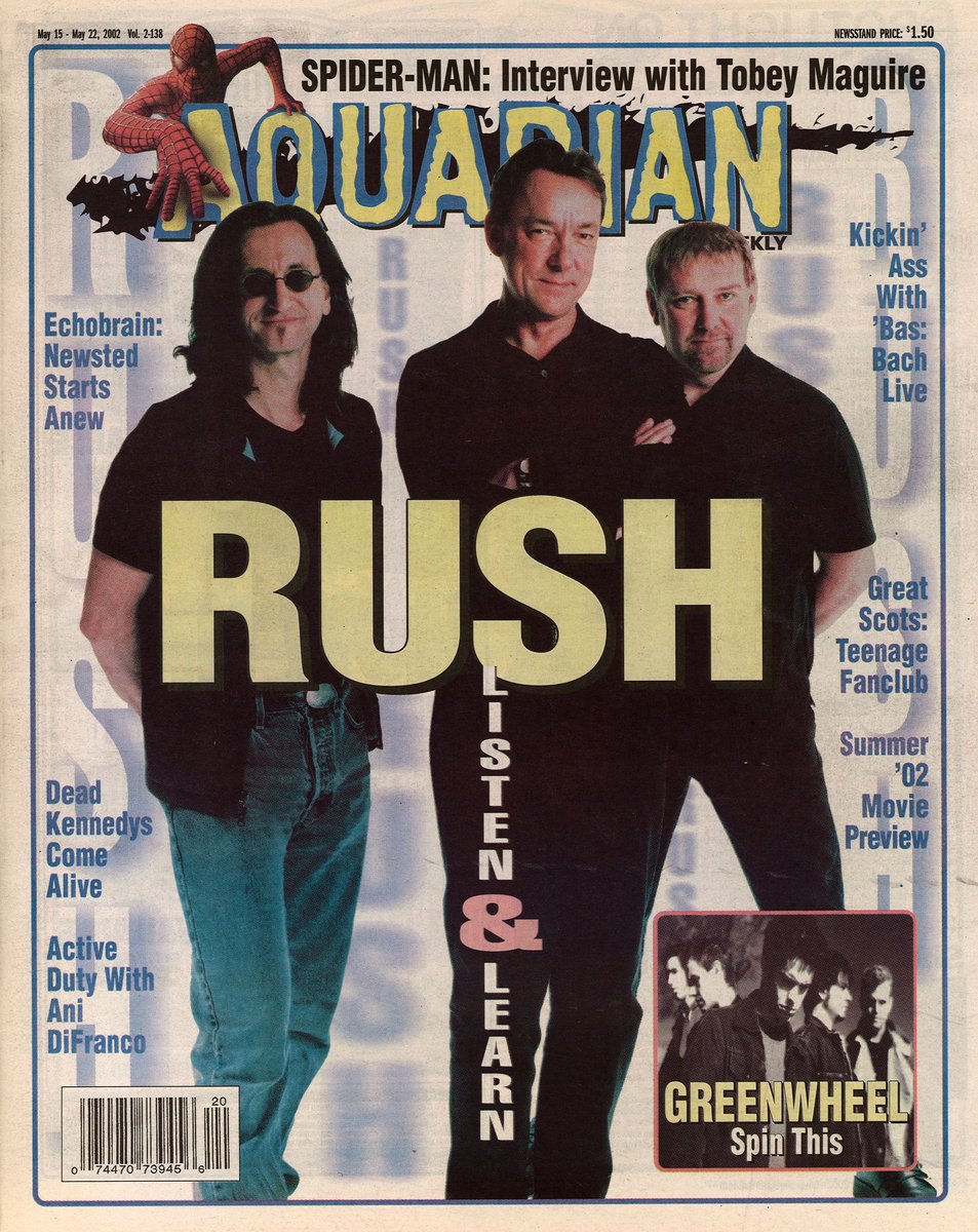 Aquarian Weekly Magazine May 15, 2002 You can read courtesy of @cygnusx1net here cygnus-x1.net/links/rush/aqu…