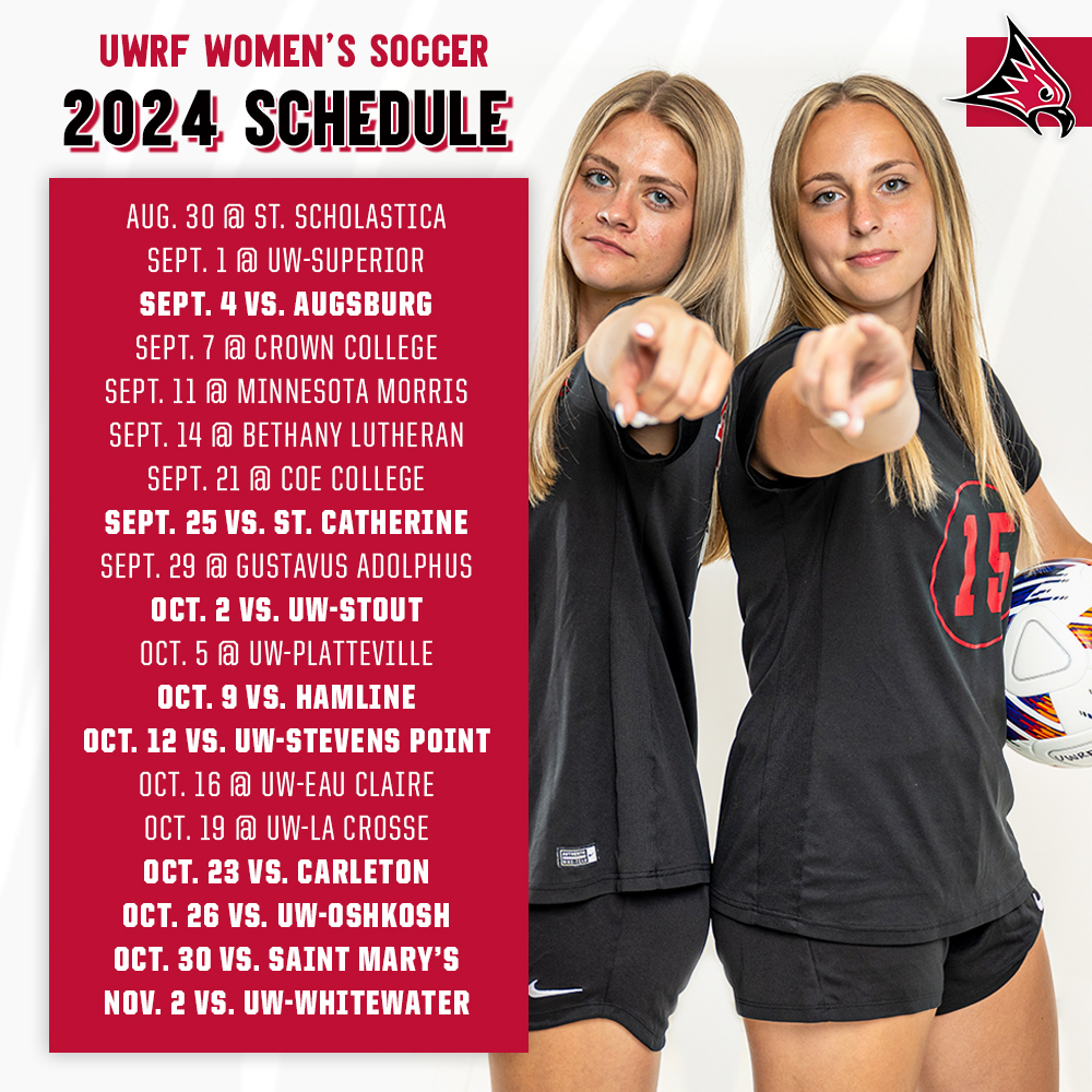 Check out the 2024 @UWRFsoccer schedule! 🗓️ uwrfsports.com/sports/womens-… #FFT