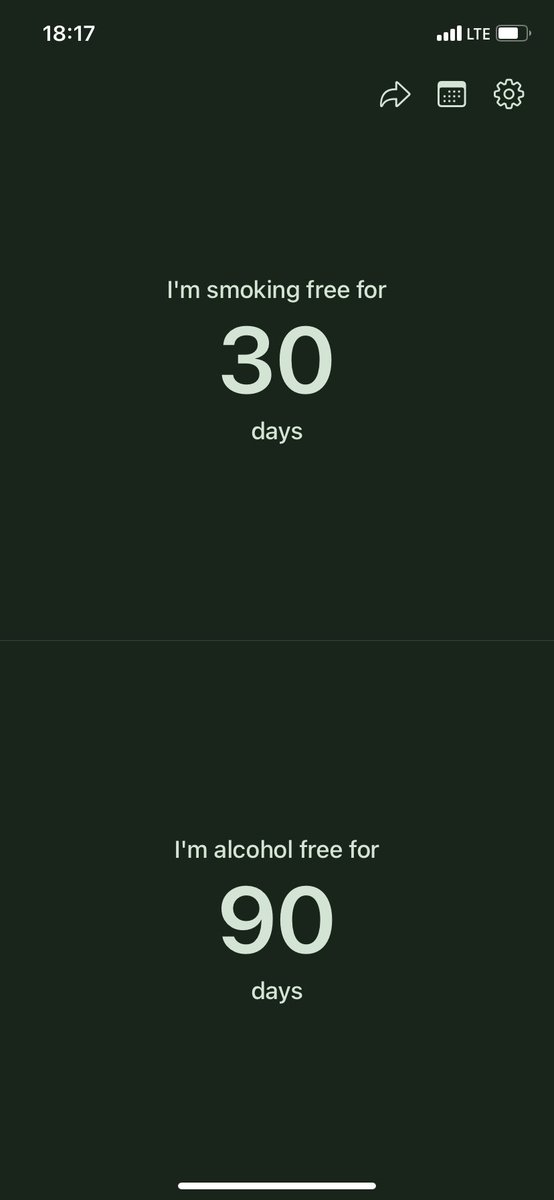 It has been 30 days since I quit smoking and 90 days since I quit taking alcohol. 

The quality of my life has improved and I look forward to an entire lifetime of never smoking or drinking alcohol again.