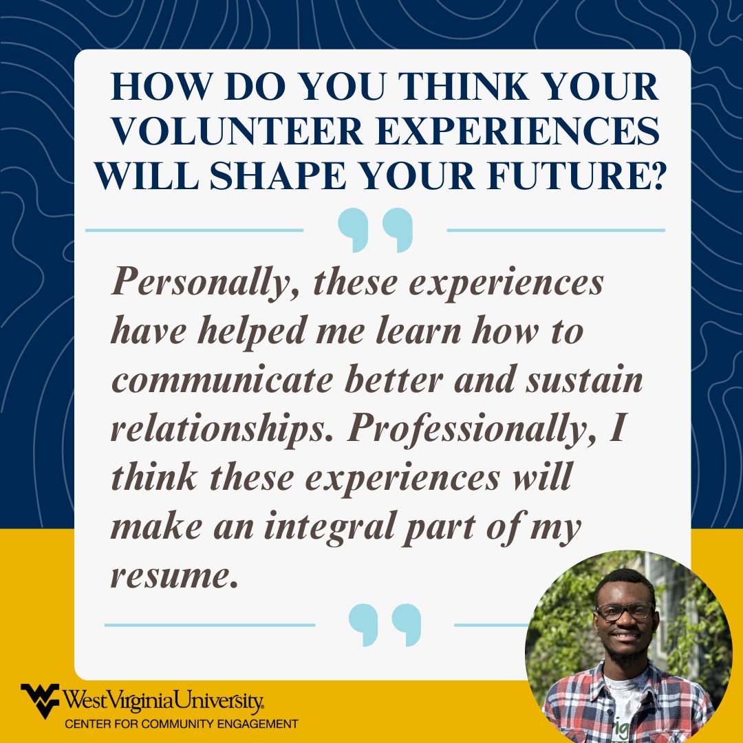 wvu_cce's tweet photo. Graduate Student Spotlight 🌟The Center recognizes Paul Monday, a graduate student at WVU Statler College of Chemical Engineering, for his inspiring volunteer efforts! 
Paul's dedication to our community is truly remarkable. Thank you, Paul, for making a positive impact! https://t.co/CQOyq5UB4w