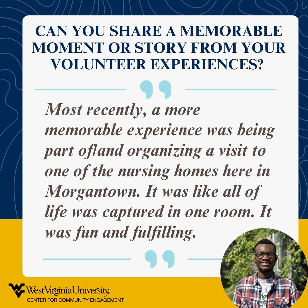 wvu_cce's tweet photo. Graduate Student Spotlight 🌟The Center recognizes Paul Monday, a graduate student at WVU Statler College of Chemical Engineering, for his inspiring volunteer efforts! 
Paul's dedication to our community is truly remarkable. Thank you, Paul, for making a positive impact! https://t.co/CQOyq5UB4w