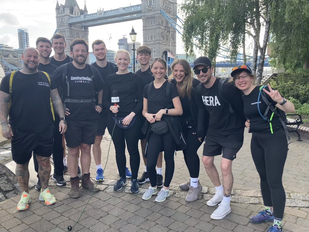 Been talking today on <a href="/bbc5live/">BBC Radio 5 Live</a> about mental health and the construction industry because of above average suicide rates. Thanks so much to all those on the marathon walk organised by <a href="/construct_sport/">Construction Sport</a> for sharing their stories and thoughts with me. What a great bunch.