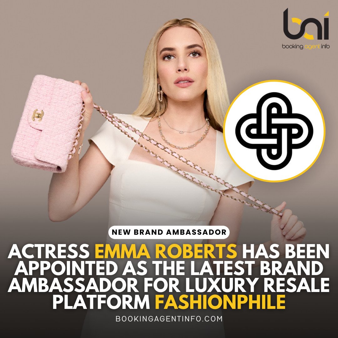 Actress Emma Roberts @RobertsEmma has been named Brand Ambassador for luxury resale platform FASHIONPHILE @fashionphile.

Follow @baidatabase for more

#EmmaRoberts #Fashionphile #BrandAmbassador #LuxuryResale #CapsuleCollection #PrelovedFashion #SustainableFashion