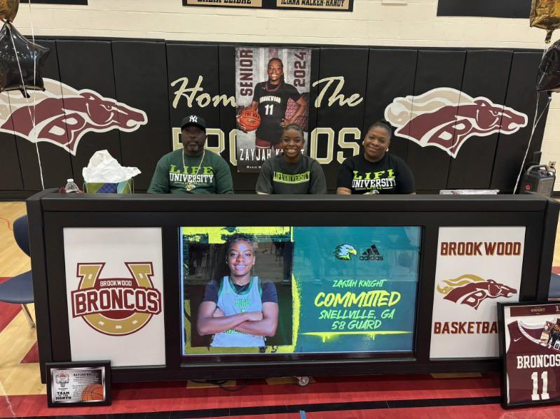 cbnathletes's tweet photo. Congratulations to 
Zayjah Knight for committing to Life University. We are so proud of you and know you will do great things at the next level https://t.co/SVWP8FwycL