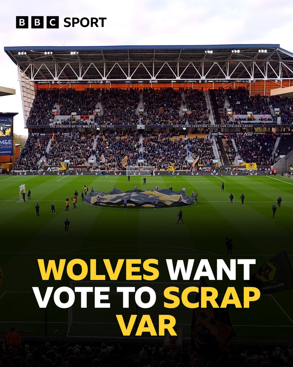 Wolves have formally submitted a resolution to the Premier League which will trigger a vote. Full story ➡️ bbc.in/3K7Y3Ok