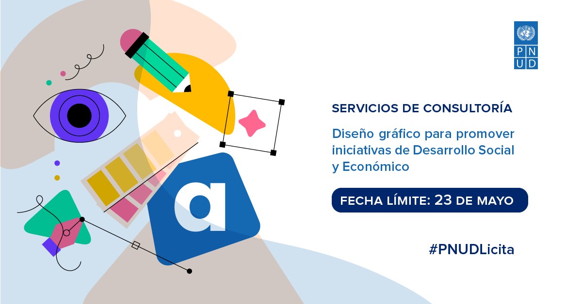 ¿Eres diseñador o diseñadora gráfica🎨🖌️?📢¡Te estamos buscando! Checa la consultoría para diseño gráfico para promover iniciativas de Desarrollo Social y Económico 📍procurement-notices.undp.org/view_negotiati…

📅Tienes hasta el 23 de mayo para postular