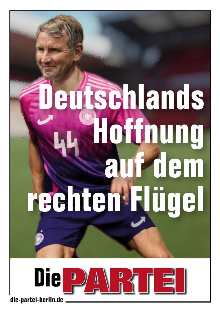 DiePARTEIBerlin's tweet image. Die PARTEI hat die Ehre den nächsten Spielführer unserer deutschen #Nationalmannschaft zu leaken!