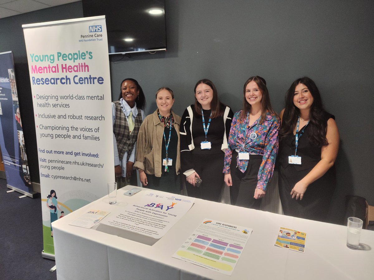 A brilliant day at the #PennineCareResearch event, showcasing lots of research and innovation into mental health and learning disability care. There were great talks and info about therapies for psychosis, medicines safety, oral and mental health, and care for young people.
